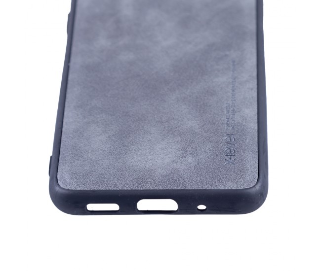 Husa Loomax de protectie pentru Samsung S20 Plus, anti-soc, din piele ecologica, subtire, gri carbune