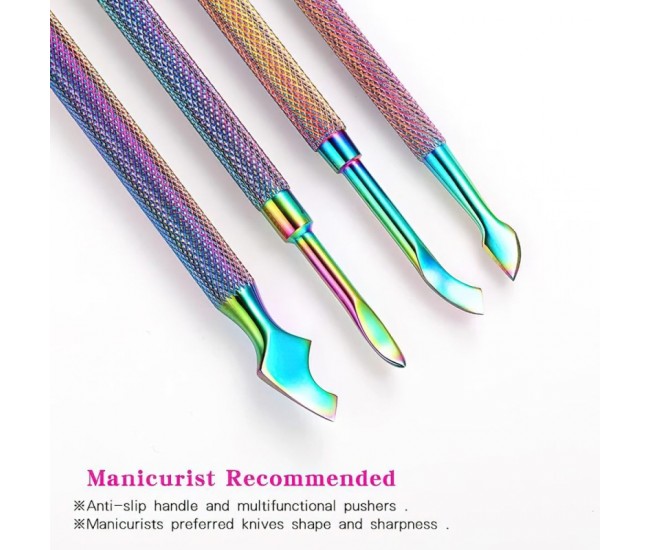 Instrument indepartare cuticule pentru manichiura si pedichiura, Lila Rossa LRS-C640