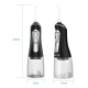 Irigator oral Lila Care, portabil, USB, jet de apa dentar, 3 moduri, rezervor de apa impermeabil dinti, 4 capete inlocuibile, 320 ml, Negru