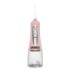 Irigator oral Lila Care, portabil, USB, jet de apa dentar, 3 moduri, rezervor de apa impermeabil dinti,  4 capete inlocuibile, 320 ml, Roz