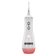 Irigator oral Lila Care, portabil, USB, jet de apa dentar, rezervor de apa impermeabil, 320 ml, rezistent la apa, 4 capete inlocuibile, Alb, 505