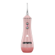 Irigator oral Lila Care, portabil, USB, jet de apa dentar, rezervor de apa impermeabil, 320 ml, rezistent la apa, 4 capete inlocuibile, Roz
