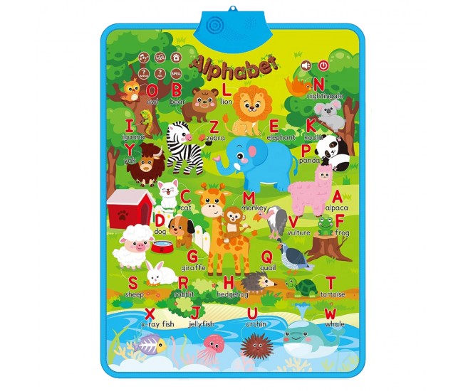 Nature On a large scale break up Jucarii interactive Karemi, jocuri educative audio in limba engleza, alfabetul cu animale, fara baterii incluse - BravoShop.ro Nature On a large scale break up Jucarii interactive Karemi, jocuri educative audio in limba engleza, alfabetul cu animale, fara baterii incluse - BravoShop.ro
