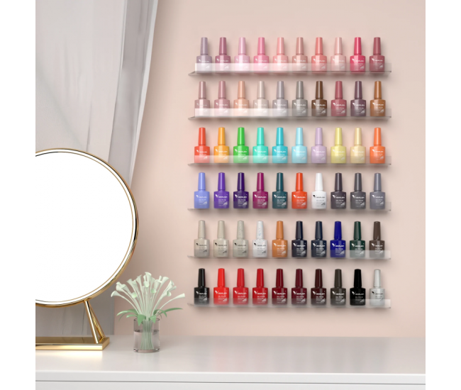 Kit oja semipermanenta Venalisa VIP 4, 60 culori, +Primer+ Base Coat + 3x Top Coat+ catalog culori