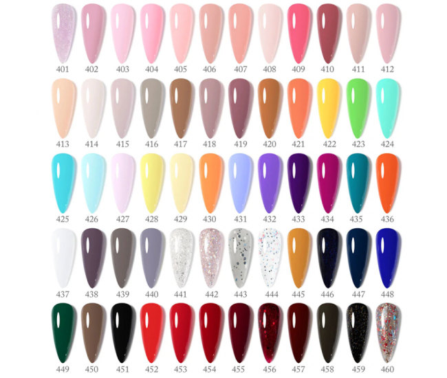 Kit oja semipermanenta Venalisa VIP 4, 60 culori, +Primer+ Base Coat + 3x Top Coat+ catalog culori