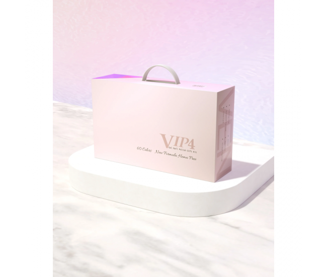 Kit oja semipermanenta Venalisa VIP 4, 60 culori, +Primer+ Base Coat + 3x Top Coat+ catalog culori