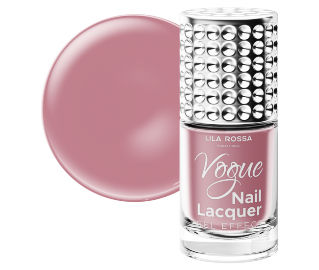Lac de unghii, Lila Rossa, Vogue, gel effect, 10 ml, Baronesse