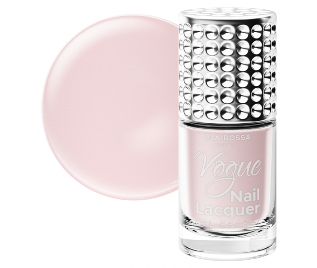 Lac de unghii, Lila Rossa, Vogue, gel effect, 10 ml,  Be Nude