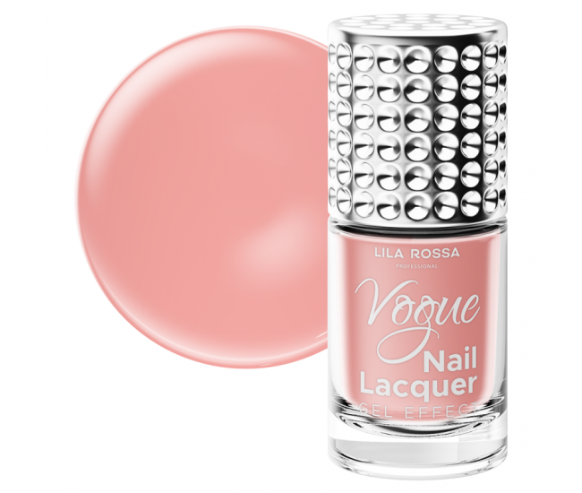Lac de unghii, Lila Rossa, Vogue, gel effect, 10 ml, Bourbon Flavor