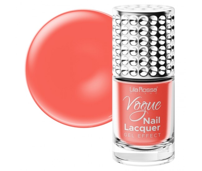 Lac de unghii, Lila Rossa, Vogue, gel effect, 10 ml, Orange