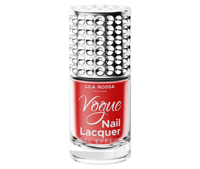 Lac de unghii, Lila Rossa, Vogue, gel effect, 10 ml,  Red Intuition