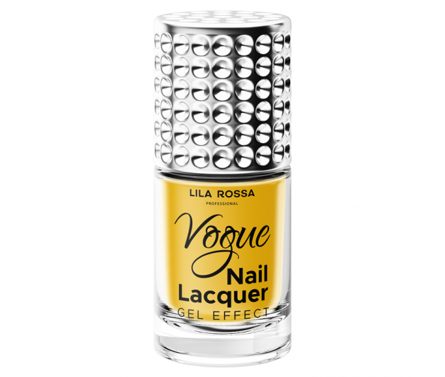 Lac de unghii, Lila Rossa, Vogue, gel effect, 10 ml,  Yellow