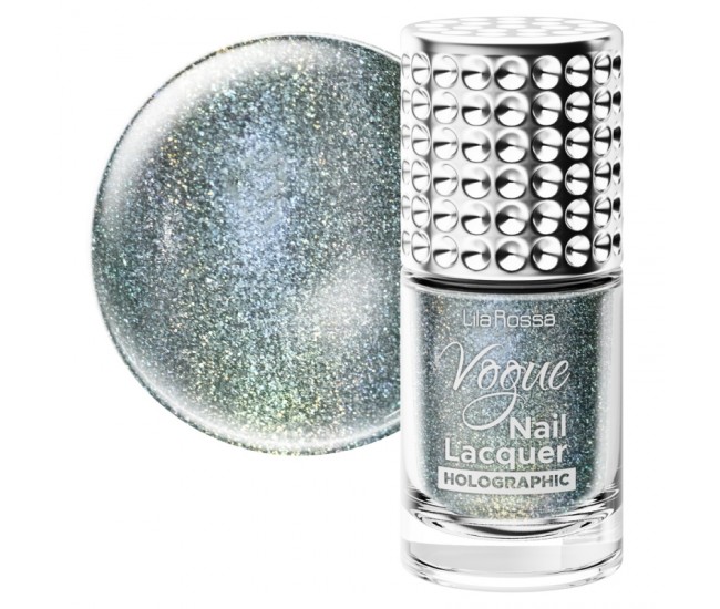 Lac de unghii, Lila Rossa, Vogue, Holographic, 10ml, Wanda