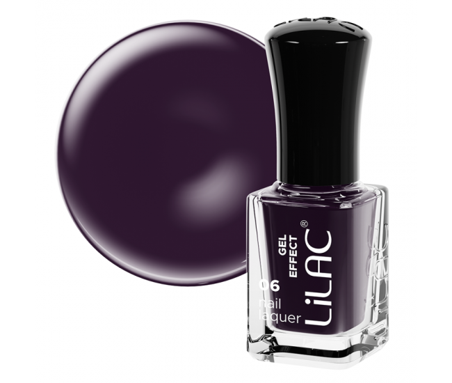 Lac de unghii Lilac, Gel Effect, 6 g, Beauty Breezer