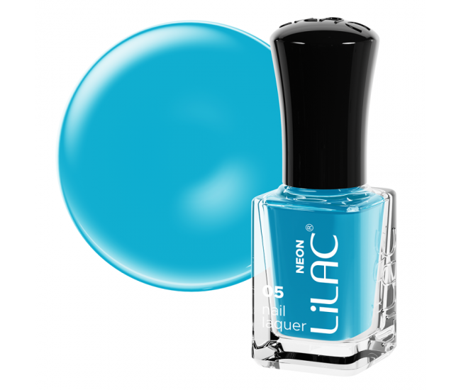 Lac de unghii Lilac, Neon, 6 g, Brezeey