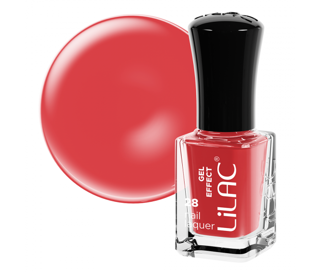 Lac de unghii Lilac, Gel Effect, 6 g, Red intuition