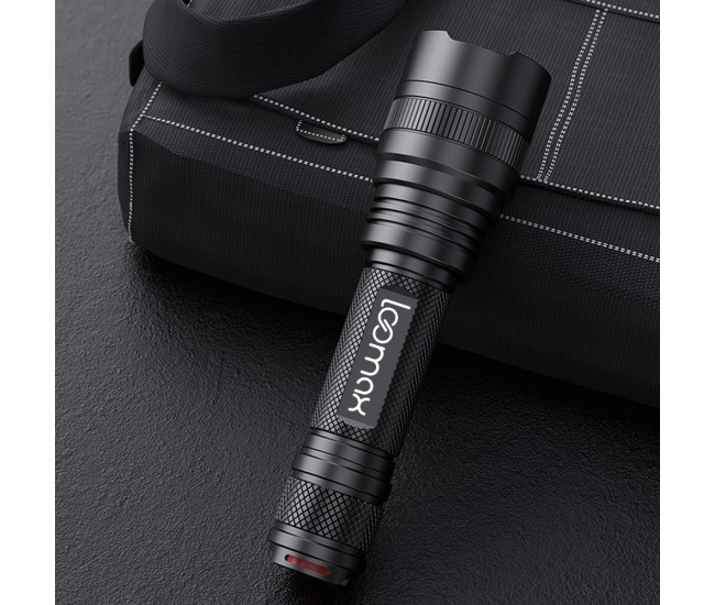 Lanterna Loomax, waterproof, led, de actiune, cu acumulator si incarcare USB, 11-10001