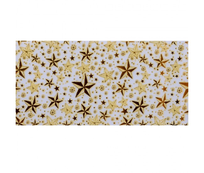 Set folii de transfer Lila Rossa, Gold Christmas Collection, 10 buc Set folii de transfer Lila Rossa, Gold Christmas Collection, 10 buc