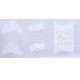 Set folii de transfer Lila Rossa, Lace Collection, 10 buc Set folii de transfer Lila Rossa, Lace Collection, 10 buc