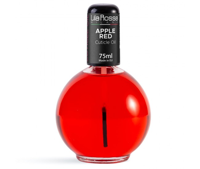 Ulei cuticule cu pensula, Lila Rossa, aroma Apple Red, 75 ml