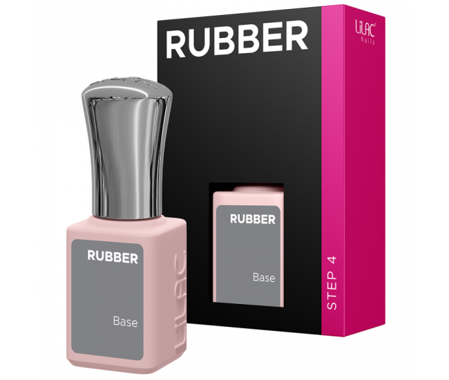 Lilac Rubber Base baza pentru oja semipermanenta, 6g