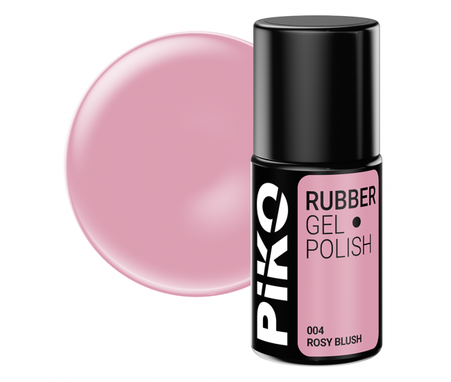 Oja semipermanenta Piko, Rubber, 7ml, 004 Rosy Blush