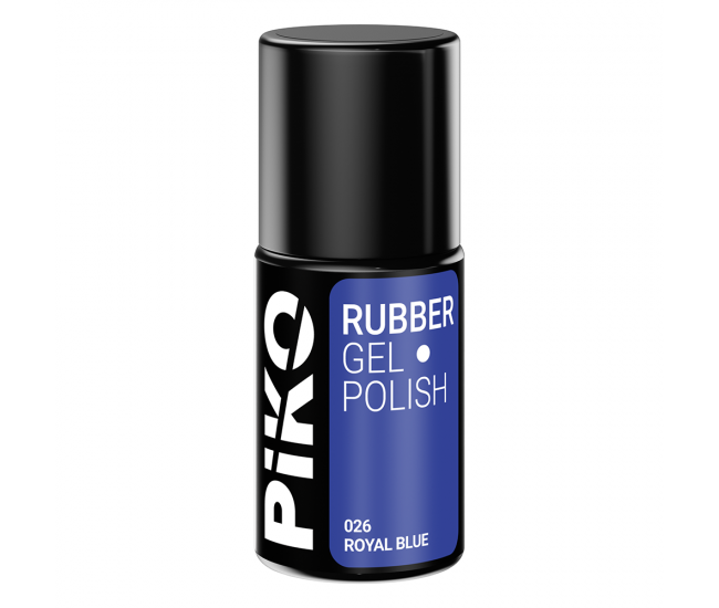 Oja semipermanenta Piko, Rubber, 7ml, 026  Royal Blue