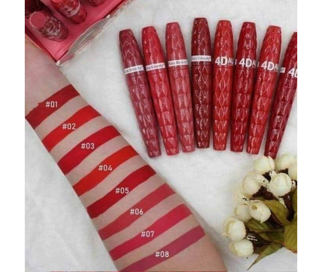 Luciu de buze 4D, de lunga durata, Allure, Kiss Beauty, nuanta 02