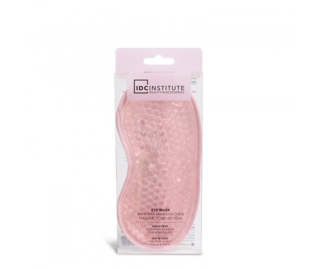 Masca pentru ochi relaxanta cu gel pink IDC INSTITUTE EYE MASK AQUA PEAS