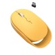Mouse gaming wireless Loomax, XYH60, ergonomic, silentios, fara fir, galben