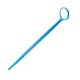 Oglinda pentru gene false, Lila Rossa, maner plastic, 16 cm