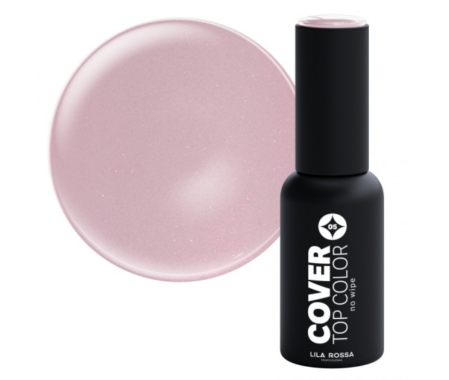 Oja semipermanenta Lila Rossa, Bliss nude top color, clear pink, 7 ml