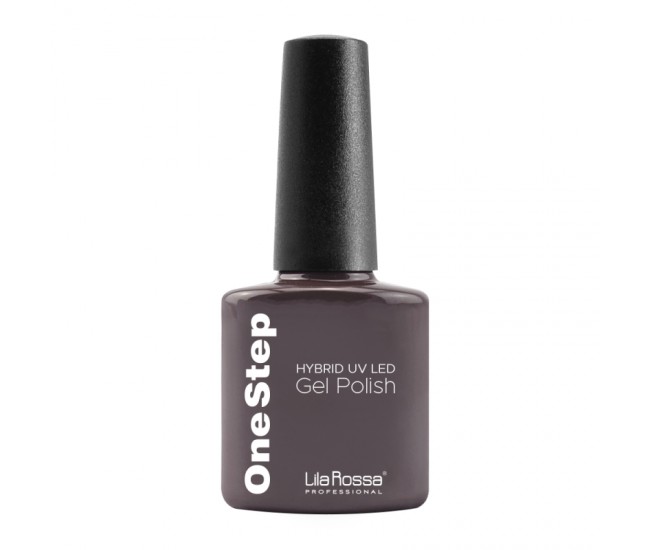Oja semipermanenta, Lila Rossa, OneStep, 3 in 1, 090 dim gray, 7 ml
