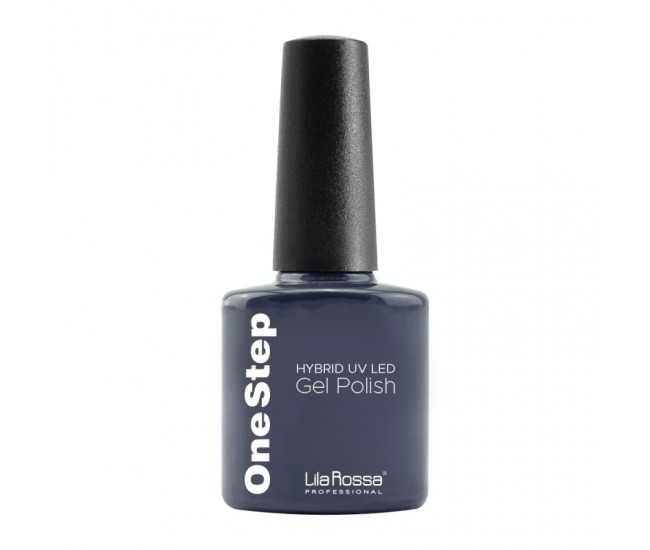 Oja semipermanenta, Lila Rossa, OneStep, 3 in 1, 095 dim gray, 7 ml