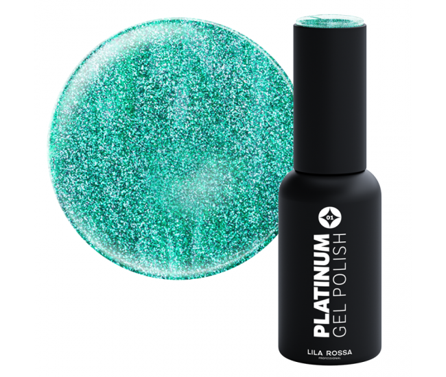 Oja semipermanenta Lila Rossa, Platinum, 7 g, Green Smarald