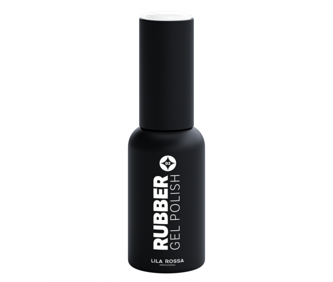 Oja semipermanenta, Lila Rossa, Rubber, 002 White lucios, 7 ml