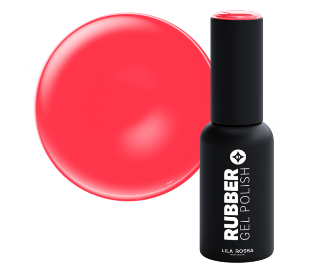 Oja semipermanenta, Lila Rossa, Rubber, 007 power suit lucios, 7 ml