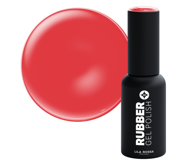 Oja semipermanenta, Lila Rossa, Rubber, 012 scarlett lucios, 7 ml