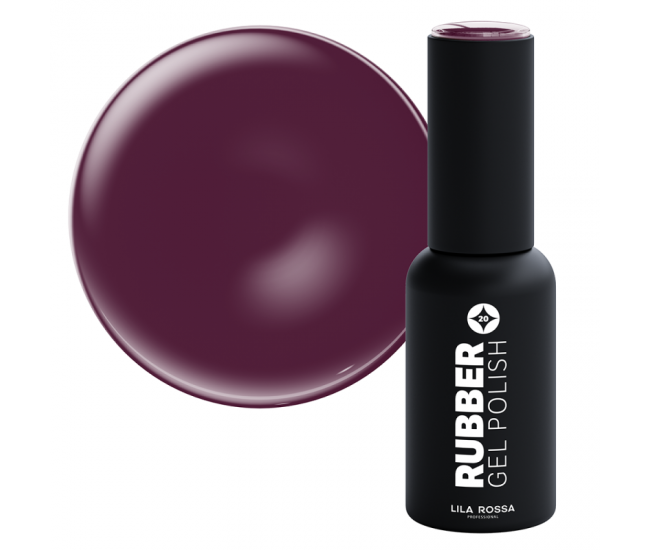 Oja semipermanenta, Lila Rossa, Rubber, 020 bizantium lucios, 7 ml