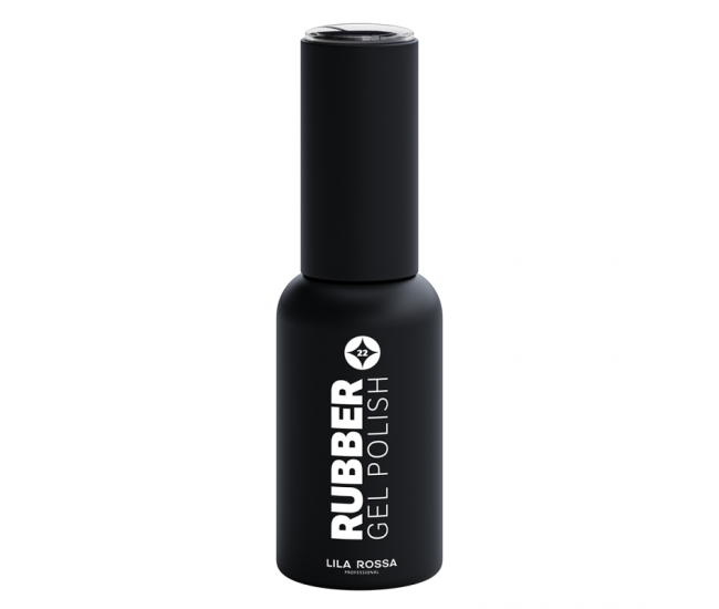 Oja semipermanenta, Lila Rossa, Rubber, 022 black lucios, 7 ml