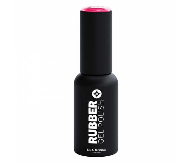 Oja semipermanenta, Lila Rossa, Rubber, 033 hot fuchsia, 7 ml