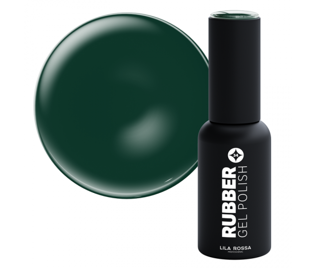 Oja semipermanenta, Lila Rossa, Rubber, 034 Green, 7 ml
