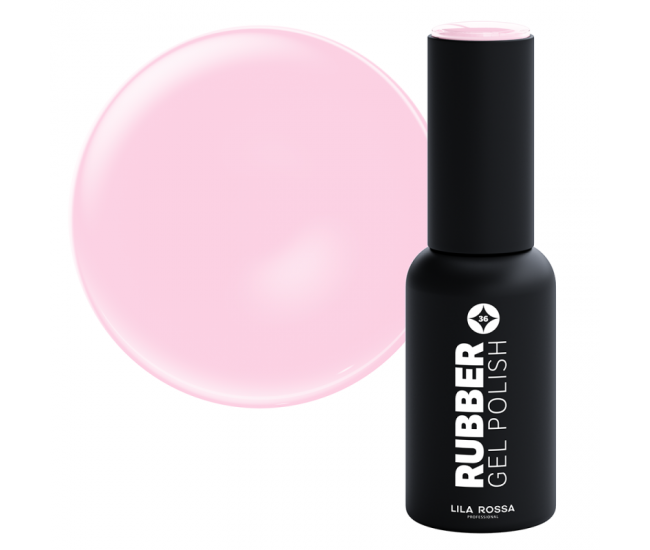 Oja semipermanenta, Lila Rossa, Rubber, 036 Baby Boomer, 7 ml