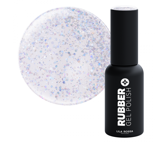 Oja semipermanenta, Lila Rossa, Rubber, 039 galactic dust, 7 ml