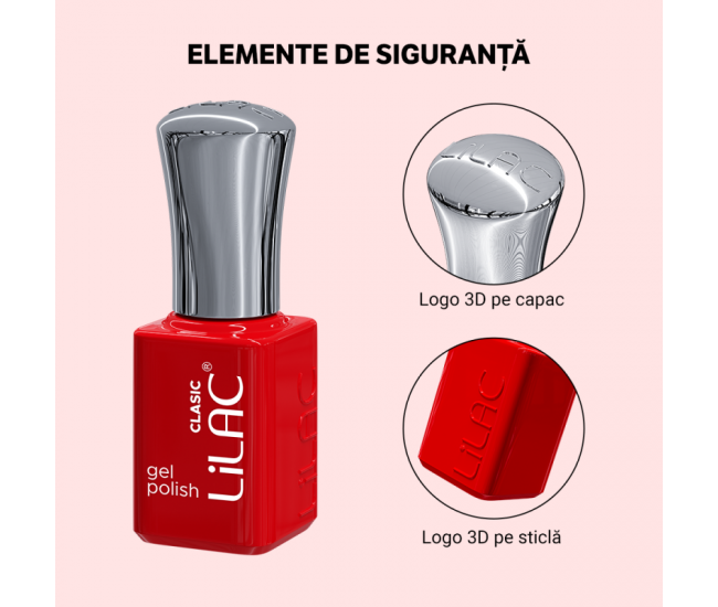 Oja semipermanenta Lilac PINK 63 Hot Pink