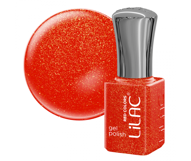 Oja semipermanenta Lilac RED 26 sparkle red