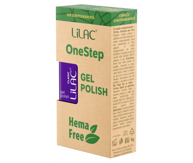 Oja semipermanenta Lilac OneStep Hema Free Basic 007