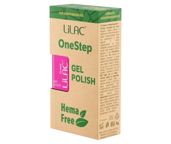 Oja semipermanenta Lilac OneStep Hema Free Basic 008