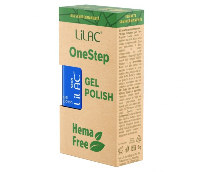 Oja semipermanenta Lilac OneStep Hema Free Neon 046