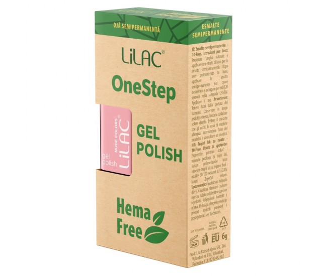 Oja semipermanenta Lilac OneStep Hema Free Nude 011